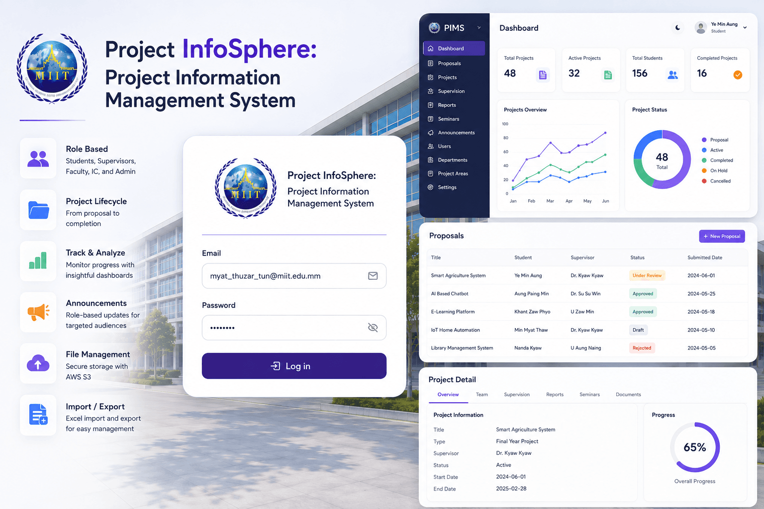 Project InfoSphere: Project Information Management System