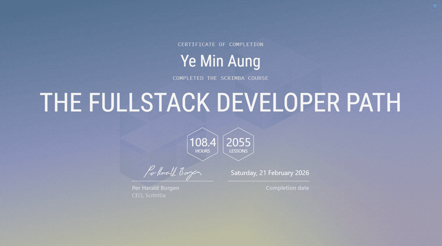 The Fullstack Developer Path